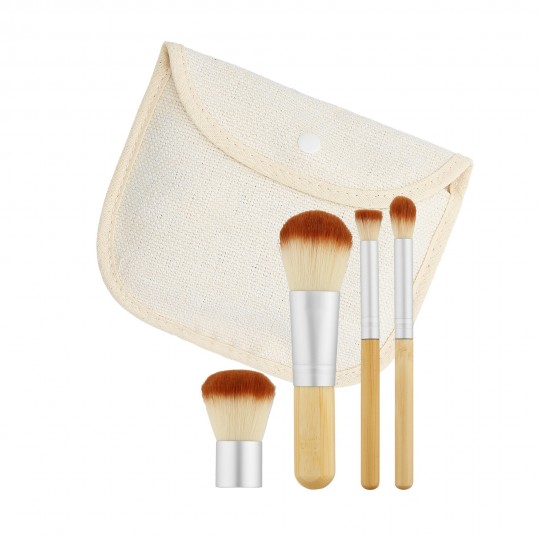 MIMO Set 4 Pinceaux Maquillage Travel Size