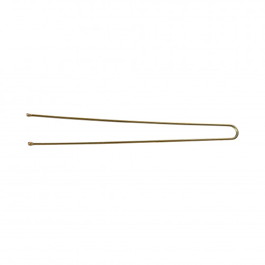 LUSSONI Epingles à cheveux droites, 7,5 cm, Dorées, 300 pcs. - 2