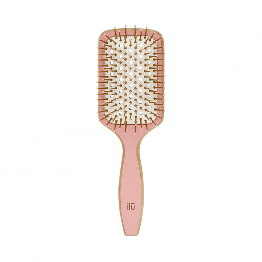 ilū BambooM! Bamboo Hairbrush - Sweet Tangerine Brosse à cheveux - 1