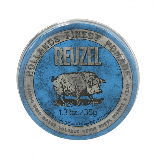 REUZEL Blue Strong Hold Pommade pour cheveux 35g - 1