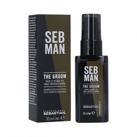 SEBASTIAN SEB MAN The Groom Huile pour cheveux et barbe 30ml