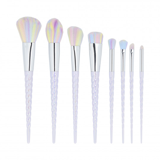 MIMO by Tools For Beauty, 8 pinceaux de maquillage Set, licorne