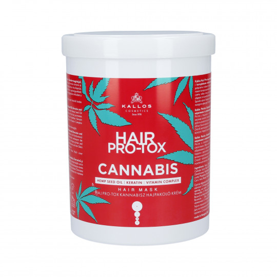 KALLOS KJMN Masque cheveux Cannabis Pro-Tox 1000ml - 1