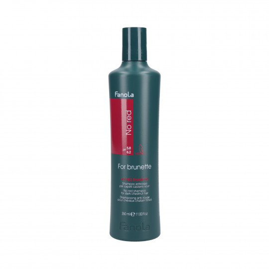 FANOLA NO RED Shampooing neutralisant pour cheveux bruns 350ml - 1