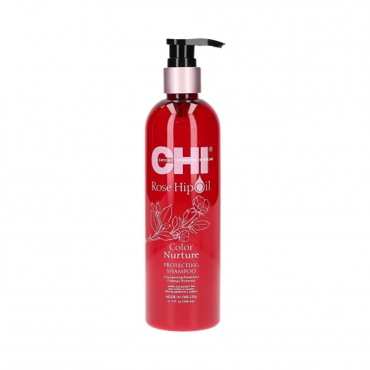 CHI ROSE HIP OIL Shampooing pour cheveux colorés 340ml