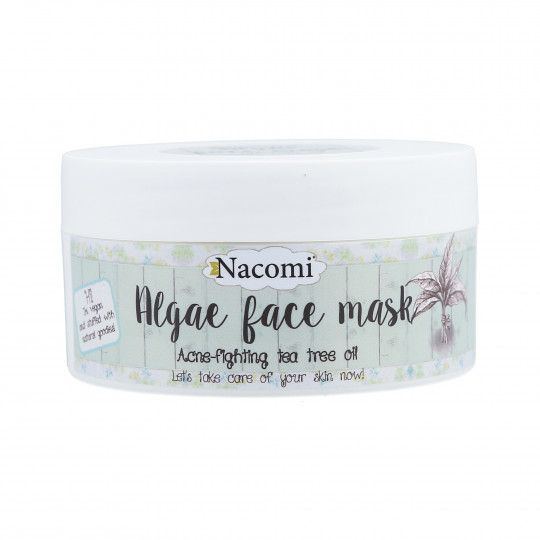 NACOMI Algae Face Mask – Masque au thé vert anti-acné 42g