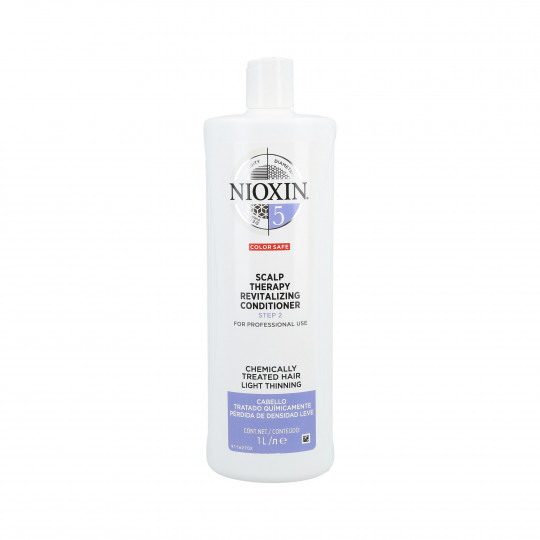 NIOXIN CARE SYSTEM 5 Conditionneur revitalisant cheveux fins traités 1000ml - 1