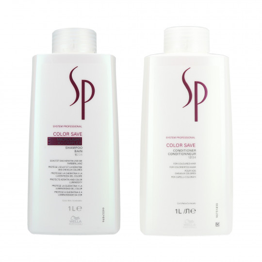 Wella SP Color Save Shampooing 1000ml + Conditionneur 1000ml - 1
