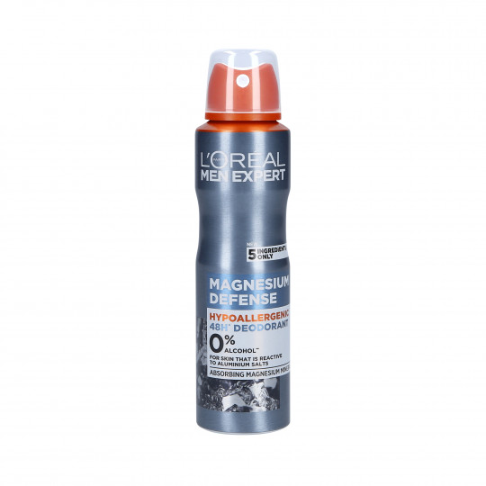 L'OREAL PARIS MEN EXPERT Déodorant spray à l'oxyde de magnésium 150ml - 1