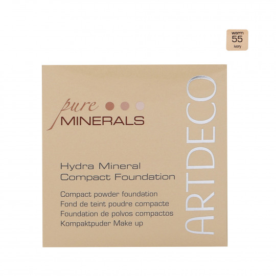 ARTDECO PURE MINERALS HYDRA Fond de teint poudre minérale hydratant 55 Ivory 10g