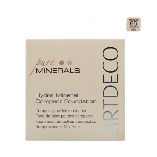 ARTDECO PURE MINERALS HYDRA Fond de teint poudre minérale hydratant 65 Medium Beige 10g