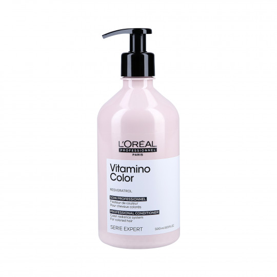 L'OREAL PROFESSIONEL VITAMINO COLOR Après-shampooing prolongeant la durabilité de la couleur pour cheveux teints 500ml - 1
