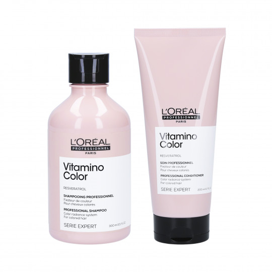 L'OREAL PROFESSIONNEL VITAMINO COLOR Set pour cheveux colorés Shampooing 300ml + Après-shampooing 200ml