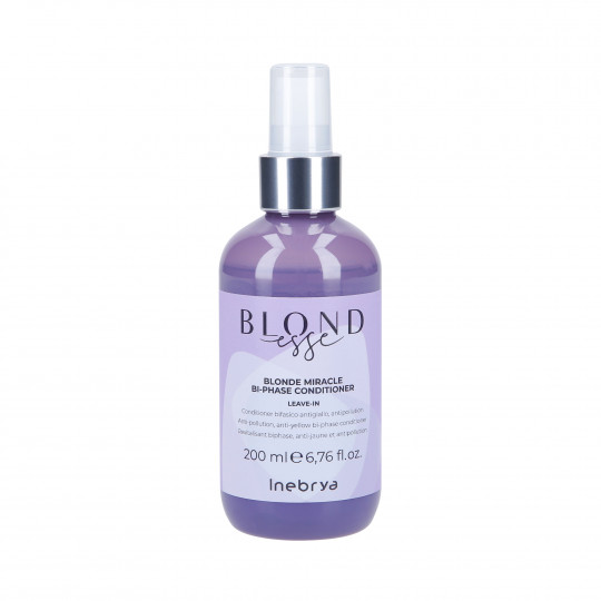 INEBRYA BLONDESSE BLONDE Miracle Bi- Phase Après-shampooing biphasé pour cheveux blonds 200 ml